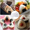 4 Pcs Triangle Sushi Mold, Rice Ball Maker Mold, Triangular