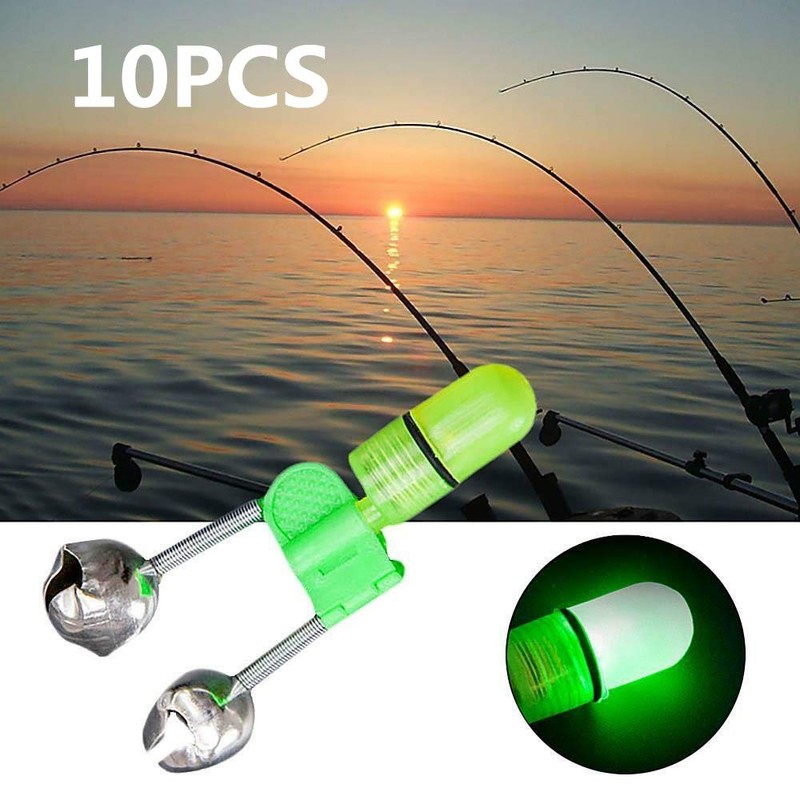 Nimomo 10 pcs Fishing Bell, Double Alarm Bells, Night Accessory