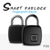 P30 Smart Keyless USB Rechargeable Lock Biometric Fingerprint Padlock Anti