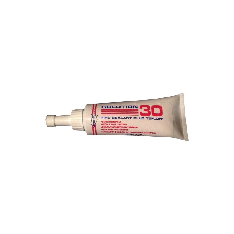 MRO Solution 30 Low Strength White Pipe Sealant with Teflon