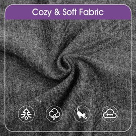 SUNFURA Recovery Suit for Cats After Surgery, Breathable Onesie for Abdominal Wounds, Skin Diseases, E-Collar Alternative, Anti-Licking Surgical Spay Shirt, Grey S