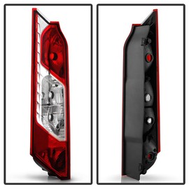 KEEKPO - For 2014-2023 Ford Transit Connect OE Style Red/Clear Tail Light Brake Lamp Replacement Left Driver Side