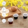 KYEDGC 100 PCS 1oz Small Plastic Containers with Lids, 25ml