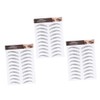 3sheets Fake Eyebrow Stickers for Instant Natural Brows Eco-friendly Temporary Brow Tattoos for Sparse and Patchy Eyebrows Easy to Use