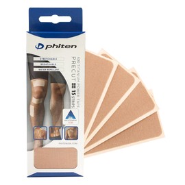 Phiten Titanium Tape Precut, (15 Strips)