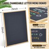 BBTO Large Felt Letter Board Sign 24 x 30 Inch,