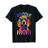 Poodle Mom Colorful Pop Art Womens Poodle T-Shirt