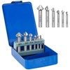 IWILCS Countersink Set, 6-Piece Drill Bit HSS, Diameter 6.3-20.5 mm,