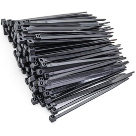 MgcTolBox Small Cable Ties 4", Small Zip Ties, Multi-Purpose Wire Management Mini Ties, Plastic Cable Ties 100 x 3.6 mm | Black | 200 Pack