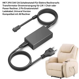 HKY 29V 2A Electric Charger for Kaidi KDDY008B Lift OKIN Limoss MC125 MC120 MC115 SP2-B SP2-A Sofa Lounger ZB-H290020A-C ZBHWX-A290020A HWX-A290010010 A