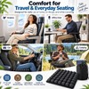 Travel Hand Press Inflatable Airplane Seat Cushion for Long Flights