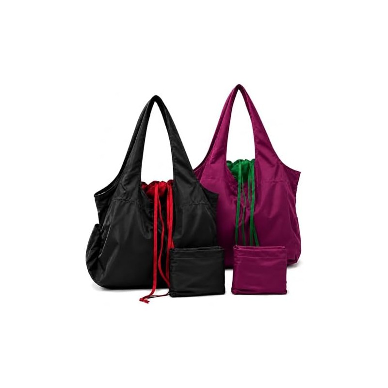 Bolsa de la Compra Reutilizable Plegable, Resistente Bolsa de Comestibles