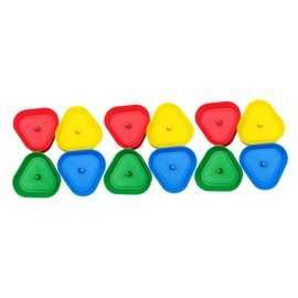 Abaodam 12 Piezas Puesto Póquer Titular La Baraja Naipes Tarjetero Manos Libres Soporte Cartas Póquer Jugando Juego Mesa Cubierta El Plastico Niño