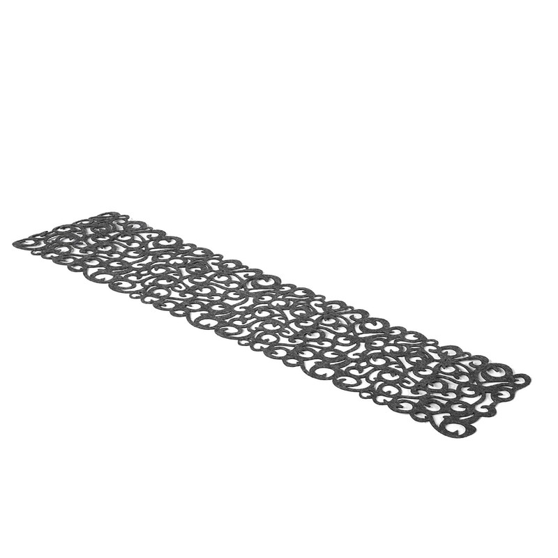 7 Colors Rectangle Hollow Felt Table Runner Tablecloth Mats Placemats