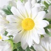 Artificial Flowers, 4 Bundles Silk Daisy, Artificial Gerber Daisy for