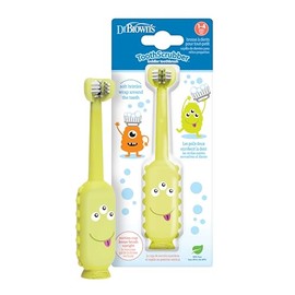 Cepillo de dientes para bebés Monstruo verde Dr. Brown's