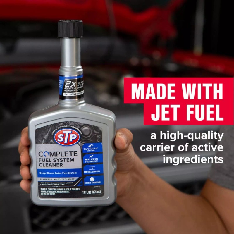 STP Complete Fuel System Cleaner 12 oz Deep Clean for