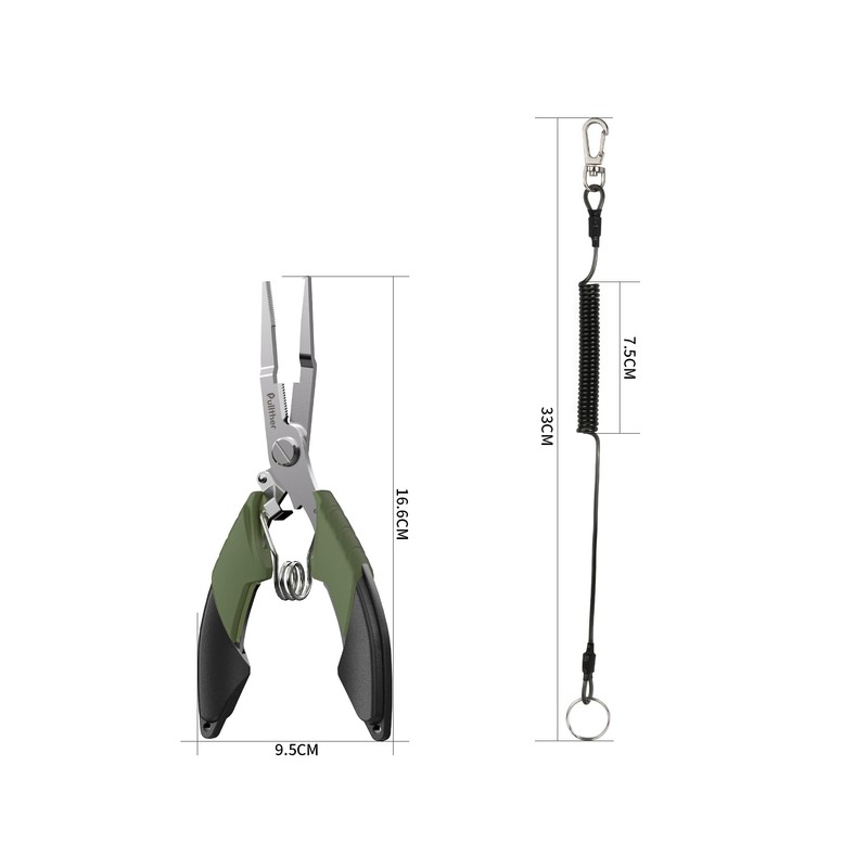 Pullther Fishing Pliers, Fishing Tools, Fishing Pliers, Multi-functional Fishing Gear,