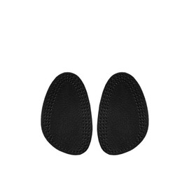 Kaps Halfled Half Insoles - Comfortable Leather & Latex - Discreet - Absorbs Moisture - Prevent Rubbing & Blisters In Heels, Flats & Boots - Helps Shoe Fit Half Size Too Big (2-3 UK / 35-36 EU Black)