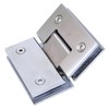 2 Packs Heavy Duty 135 Degree Solid Shower Door Hinges