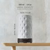 Earnest Living Essential Oil Diffusers for Large Room, White Ceramic