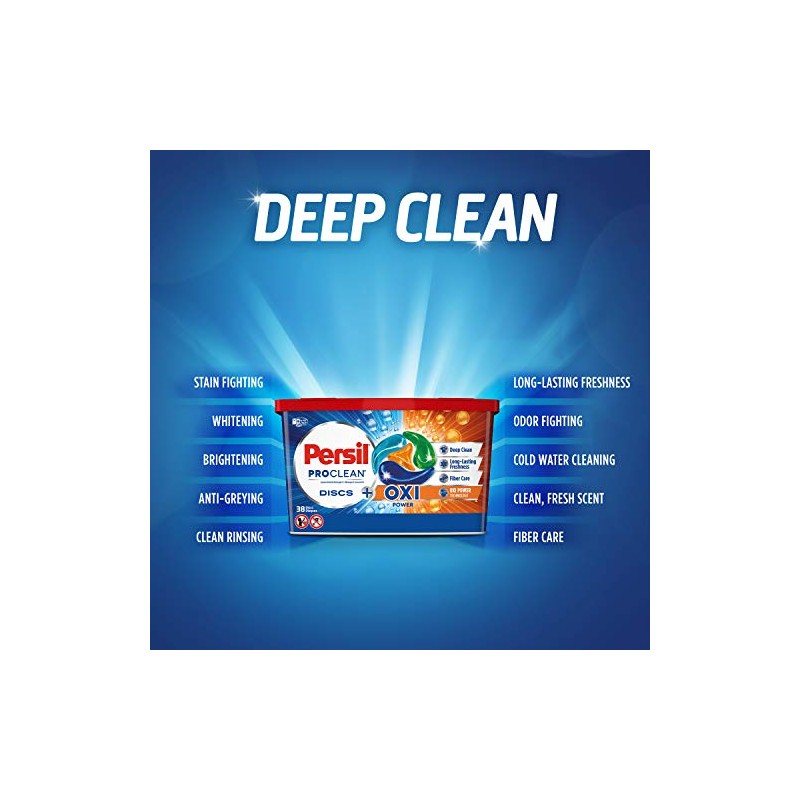 Persil Discs - Paquete de detergente para ropa, Oxi, 38