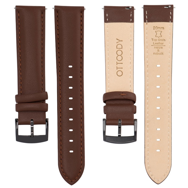 [OTTOODY] Genuine Leather Watch Band, Watch Strap 22mm, 21mm, 20mm,