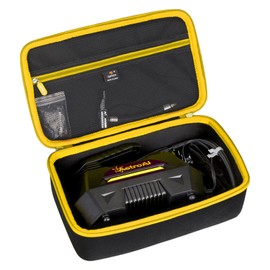 Aproca Tire Inflator Case Compatible with AstroAI Portable Air Compressor Tire Air Pump and Accessories-Black with Yellow zipper (Case Only)
