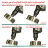 JINGLING 125mm 5 inch Diamond Hole Saw Glass Drill Bit