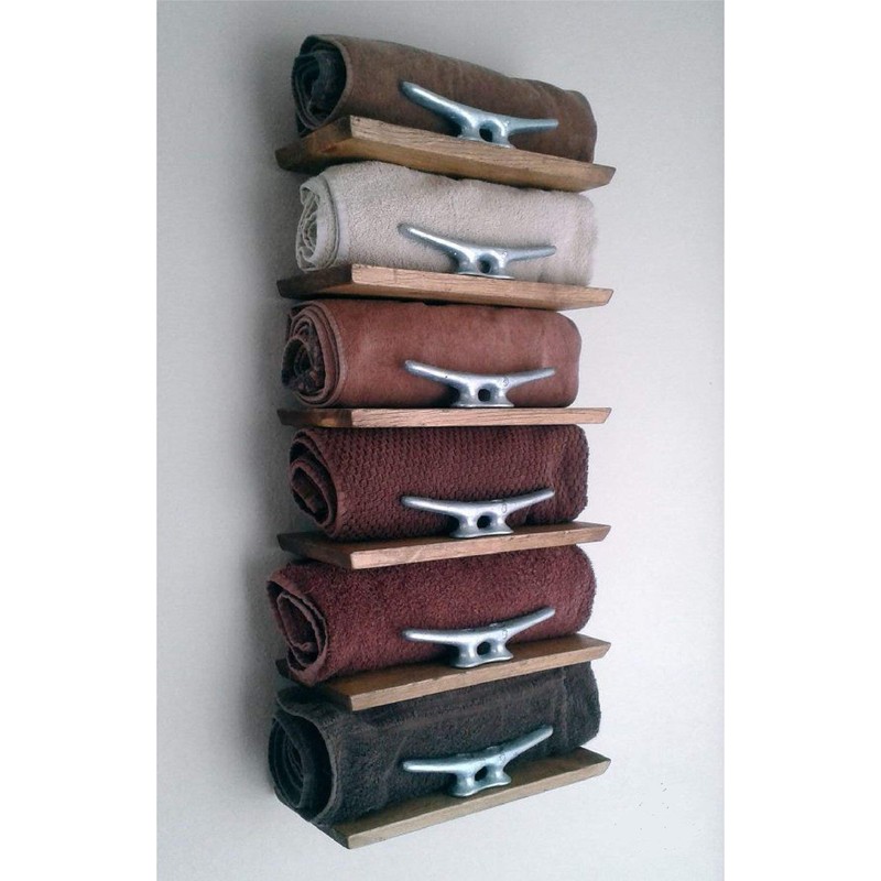 Simplified Living 6" Dock Cleat, Weatherproof Galvanized Cast Iron Boat