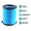 Wet Dry Vacuum Filter High Efficiency Washable Vacuum Cleaner Replacement