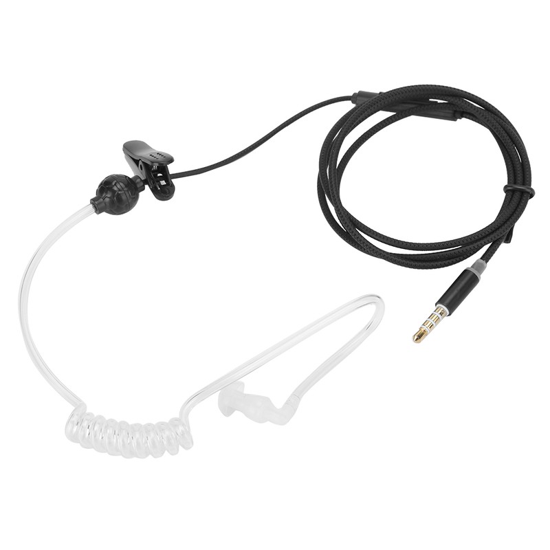 3sets Noise Reduction Headphone AntiRadiation Wire Control Earphone with Mic