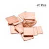 sourcing map Flat IC Chipset Thermal Copper Heatsink for CPU