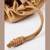 Yocipa Genuine Leather Drawstring Shoulder Bag, Women's, Crossbody Leather, Mini