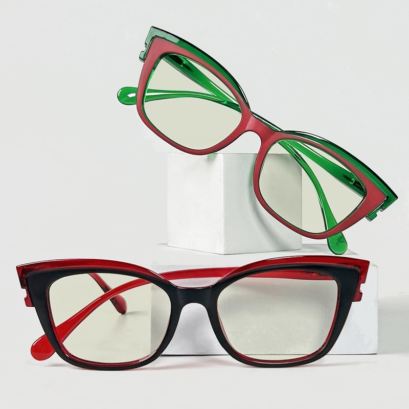 Eyekepper 5 Pack Reading Glasses Blue Light Blocking Computer Eyeglasses