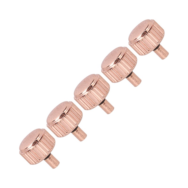 5pcs Professional Watch Crown Steel Wrist Watch Parts Watchmaker Repairing