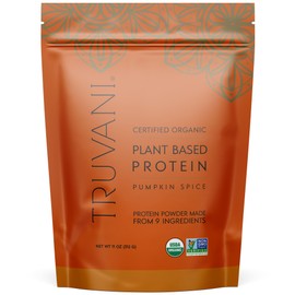 Truvani Truvani Vegan Pea Protein Powder | Pumpkin Spice | 20g Organic Plant Based Protein | 10 Servings | Keto | Gluten & Dairy Free | Low Carb | No Added Sugar