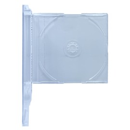 CheckOutStore Slim Import CD-5 Maxi Super Clear CD Jewel Cases J Card European 7.2mm (Pack of 10)
