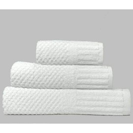 Luxury linenHall Spa, Quick Dry 450gsm, Waffle Hand Towel In White