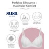 Susa Women's Wiesn-Zauber BH 8025 Mit Push-Up-Schalen Dirndl Bra, White