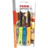 Rena Germany Knife Set of 2 with Peeler, Yellow, Blue
