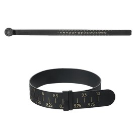 2 PCS Ring and Bracelet Sizer Measuring Tool, Reusable Universal Finger Measuring Tool and Wrist Bangle Gauge, Jewelry Sizing Kit for Women Men (US Size)