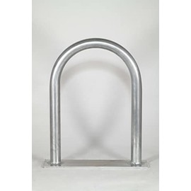18" (H) x 13" (W) Aluminum Handrail w/Flate Base Plate - Safety Grab Bar for Marine, Docks, Decks, Boats, Pools, Hot Tubs