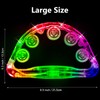 LED Tambourine, Light up Musical Flashing Tambourine (1 PCS)