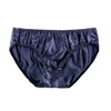 LingDooo Men's 3Pairs Pure Silk Underwear Panties Soft Smooth Healthy