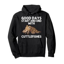Cute Cuttlefish For Men Women Ocean Animal Lover Fish Pullover Hoodie
