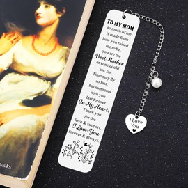 Mom Gifts Mothers Day Gifts for Mom Grandma Sister to My Mom Bookmark Gifts from Daughter Son Birthday Gifts for Mother in Law Mommy Women Valentines Anniversary Thanksgiving Christmas Gifts for Her