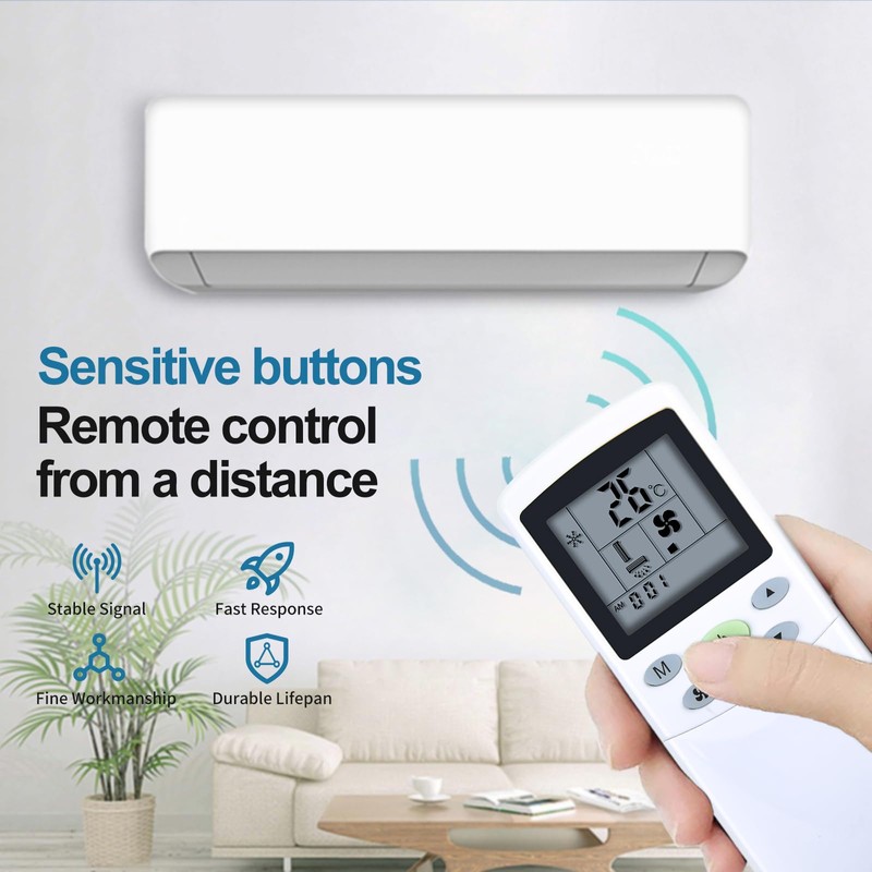 HZIME New ZH/TY-01 ZHF/TY-01 Replacement AC A/C Remote Control Compatible