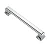 Alzassbg 10 Pack Polished Chrome Cabinet Pulls, 5 Inch(128mm) Hole