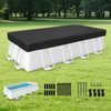 8x14Ft Rectangular Pool Cover for Above Ground Pools [ Upgrade